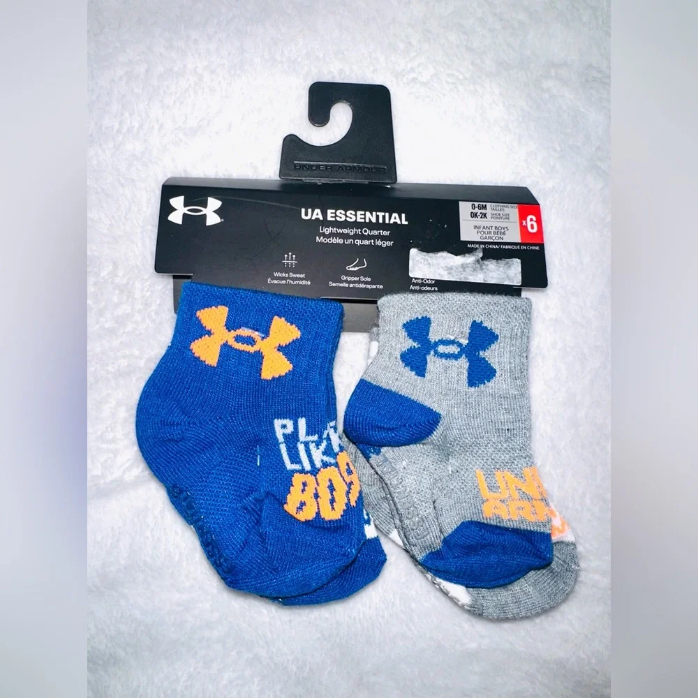 New Baby Under Armour Socks